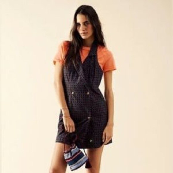 NWOT Free People Louie Blazer Mini Dress Blazer-in-spired. Size Medium - Picture 3 of 7